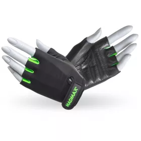   MadMax Training Gloves Rainbow Black/Neon Green (Fekete/Neon Zöld) XS (Extra Kicsi Méret) (Edzőkesztyű)