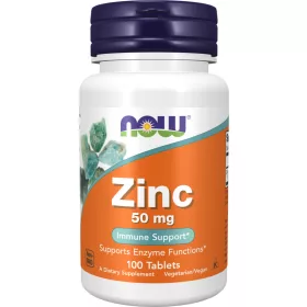 Now Foods Zinc 50mg 100 Tablets 100 Tabletta