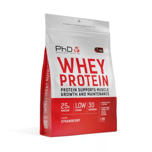 PhD Nutrition Whey Protein 1000g Strawberry (Eper)