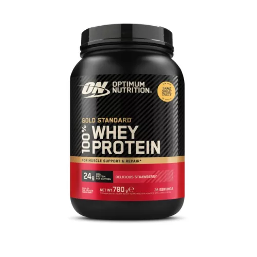 Optimum Nutrition Gold Standard 100% Whey 768g Delicious Strawberry (Eper)