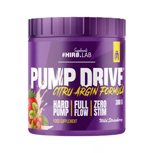 Hiro.Lab Supplements Pump Drive Zero Stim 300g Wild Strawberry (Eper)