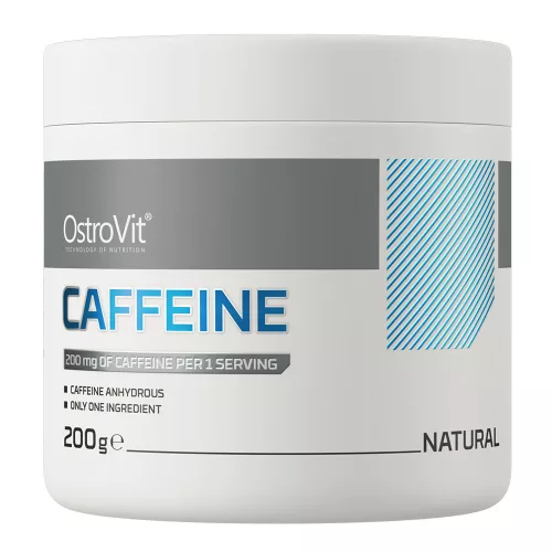 OstroVit Supreme Pure Caffeine 200g Unflavored (Ízesítetlen)