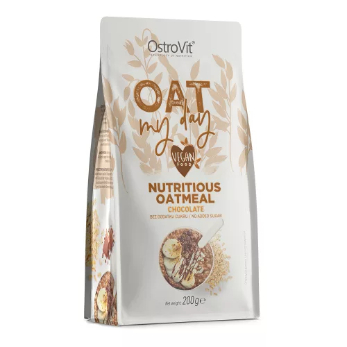 OstroVit Oat My Day Vegan Food Nutritious Oatmeal 200g Chocolate (Csokoládé)