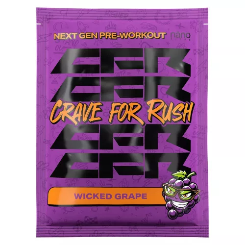 Nano Supps Crave for Rush (CFR) Pre-Workout 20g Wicked Grape (Szőlő)