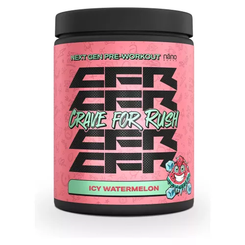 Nano Supps Karton Crave for Rush (CFR) Pre-Workout 20x20g Icy Watermelon (Görögdinnye)