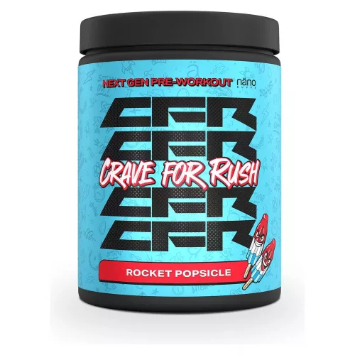 Nano Supps Karton Crave for Rush (CFR) Pre-Workout 20x20g Rocket Popsicle (Nyalóka)