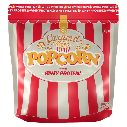 Nano Supps Karton Whey Protein 20x35g Caramel Popcorn (Karamell Popcorn)