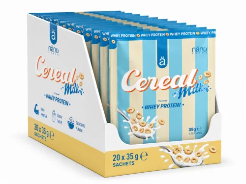 Nano Supps Karton Whey Protein 20x35g Cereal Milk (Tejes Gabonapehely)
