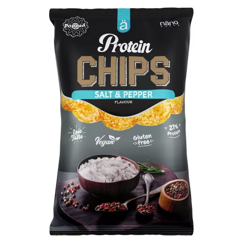 Nano Supps Karton Protein Chips 8x40g Salt & Pepper (Sós Borsos)
