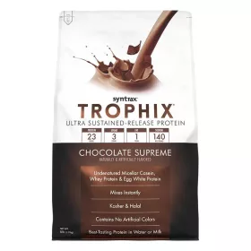   Syntrax Nutrition TROPHIX Ultra Sustained-Release Protein 2270g Chocolate Supreme (Csokoládé)