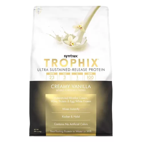 Syntrax Nutrition TROPHIX Ultra Sustained-Release Protein 2270g Creamy Vanilla (Vanília)