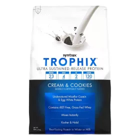   Syntrax Nutrition TROPHIX Ultra Sustained-Release Protein 2270g Cream & Cookies (Sütikrém)