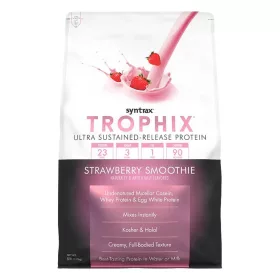   Syntrax Nutrition TROPHIX Ultra Sustained-Release Protein 2270g Strawberry Smoothie (Eper)