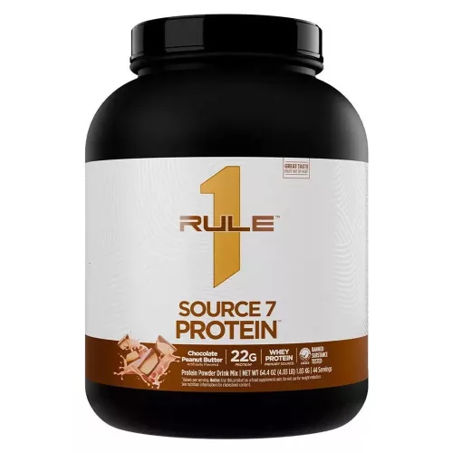 Rule1 Source 7 Protein 1800g Chocolate Peanut Butter (Csokoládé Mogyoróvaj)