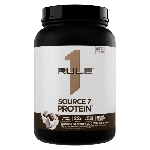 Rule1 Source 7 Protein 900g Cookies & Créme (Sütikrém)