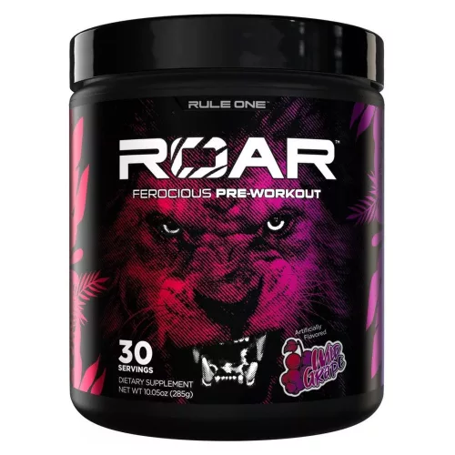 Rule1 ROAR Ferocious Pre-Workout 270g Wild Grape (Szőlő)