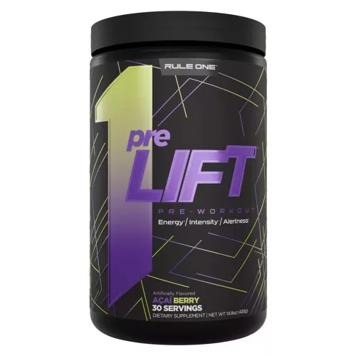 Rule1 PreLIFT Pre-Workout 420g Acai Berry (Acai Bogyó)
