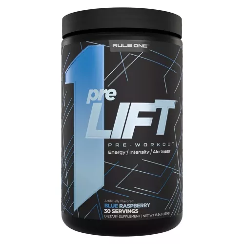 Rule1 PreLIFT Pre-Workout 420g Blue Raspberry (Kék Málna)