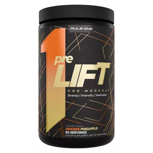 Rule1 PreLIFT Pre-Workout 420g Orange Pineapple (Narancs Ananász)