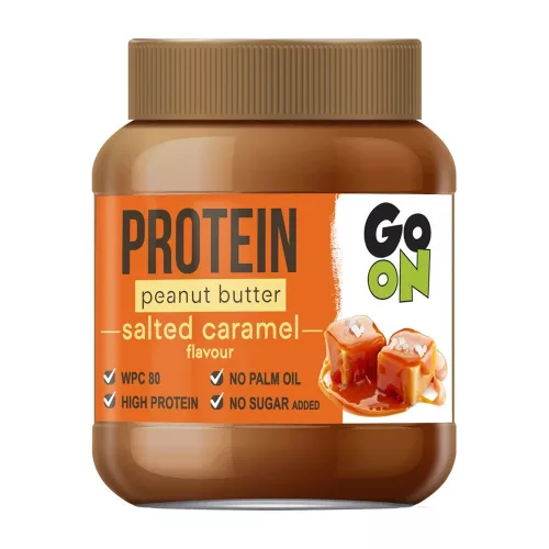 Go On Nutrition Protein Peanut Butter 350g Salted Caramel (Sós Karamell) EXP.:2027/01/14