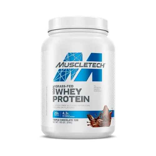 Muscle Tech 100% Grass-Fed Whey Protein 816g Triple Chocolate (Csokoládé)