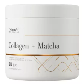 OstroVit Collagen + Matcha 210g Unflavored (Ízesítetlen)