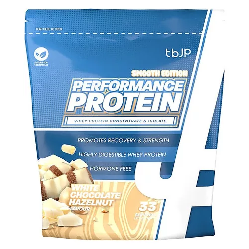 Trained by JP (tbJP) Performance Protein 1000g White Chocolate Hazelnut (Fehércsokoládé Mogyoró)
