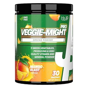   Trained by JP (tbJP) Veggie-Might Pro Greens Powder 450g Mango Blast (Mangó)