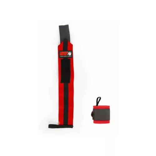 Gorilla Wear Wrist Wraps Ultra Black/Red (Fekete/Piros) Csuklószorító