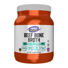   Now Foods Beef Bone Broth Powder 544g Unflavored (Ízesítetlen)