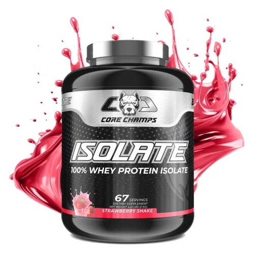 Core Champs Isolate Whey 2000g Strawberry Shake (Eper)