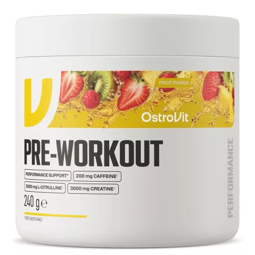 OstroVit Pre-Workout 240g Fruit Punch (Gyümölcspuncs)