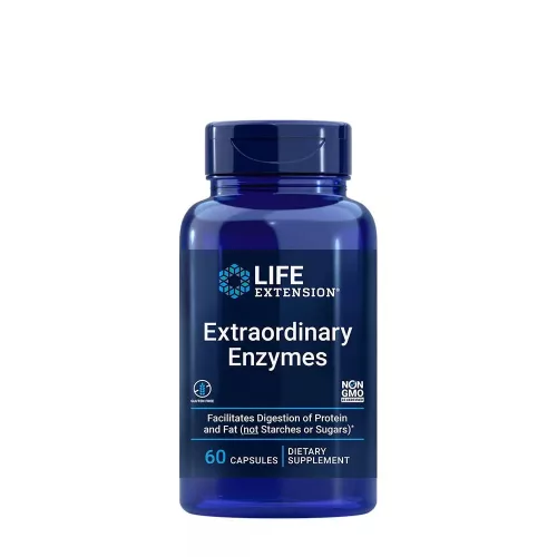 Life Extension Extraordinary Enzymes 500mg 60 Capsules 60 Kapszula