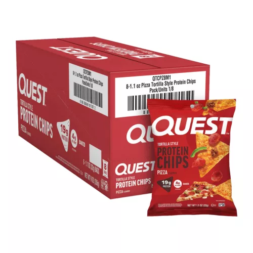 Quest Nutrition Karton Protein Chips Tortilla Style 8x32g Pizza (Pizza)