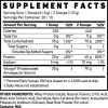 Hivatalos Supplement Facts (angol)