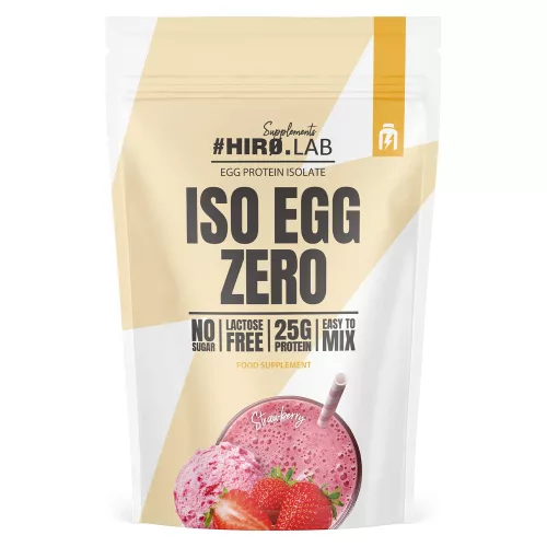 Hiro.Lab Supplements Iso Egg Zero 500g Strawberry (Eper)