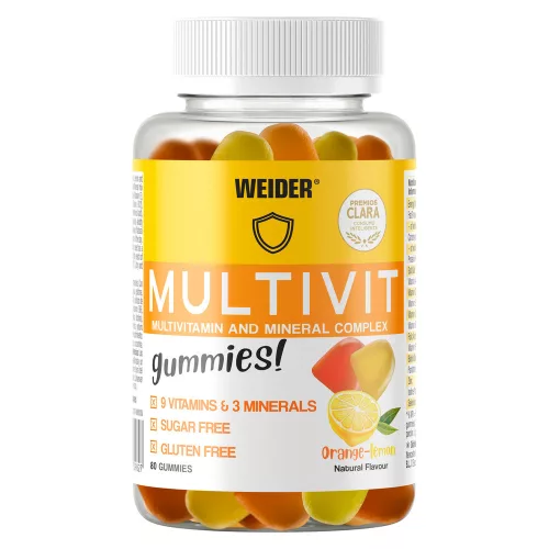Weider Multivit Gummies 80 Gummies Orange Lemon (Narancs Citrom)