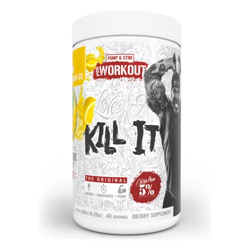 5% Nutrition Kill It Pre-Workout 434g Italian Lemon Ice (Citrom)