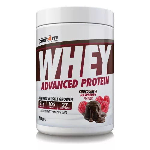 PER4M Nutrition Whey Advanced Protein 900g Chocolate & Raspberry (Csokoládé Málna)