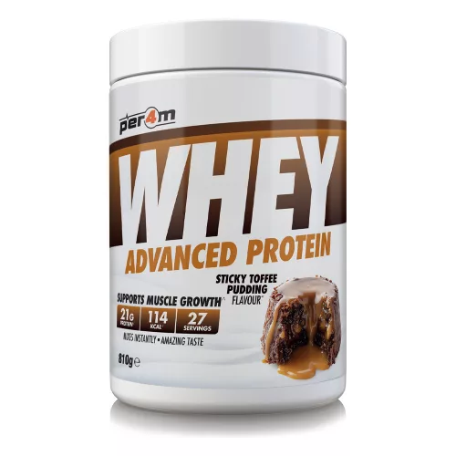 PER4M Nutrition Whey Advanced Protein 900g Sticky Toffee Pudding (Ragacsos Puding)
