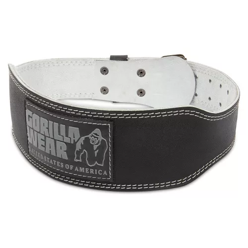 Gorilla Wear 4 Inch Padded Leather Belt (Öv) Black (Fekete) S/M (Kis/Közepes Méret)