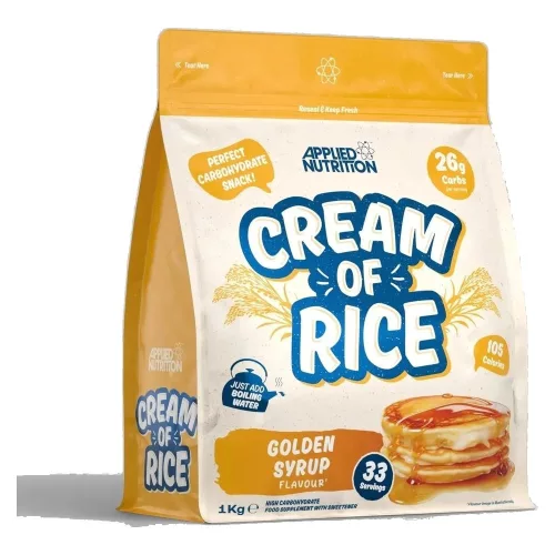 Applied Nutrition Cream Of Rice 1000g Golden Syrup (Juharszirup)