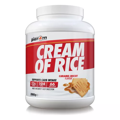 PER4M Nutrition Cream of Rice 2000g Caramel Biscuit (Karamell Keksz)