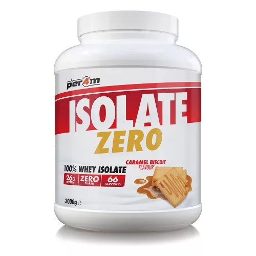 PER4M Nutrition Whey Isolate Zero 2000g Caramel Biscuit (Karamell Keksz)