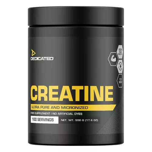 Dedicated Creatine Monohydrate 500g Unflavored (Ízesítetlen)