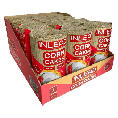 Inlead Nutrition Karton Corn Cakes 12x120g Chili (Chili)