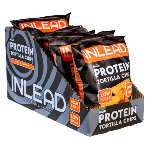 Inlead Nutrition Karton High Protein Tortilla Chips 6x50g Cheese (Sajt)
