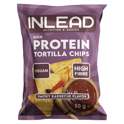 Inlead Nutrition High Protein Tortilla Chips 50g Smoky Barbecue (Füstös Barbecue)