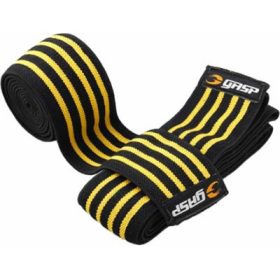   Gasp Knee Wraps (Térd Bandázs) Black/Flame (Fekete/Csíkos)