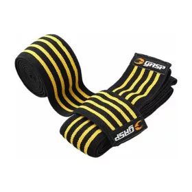 Gasp Knee Wraps (Térd Bandázs) Black/Flame (Fekete/Csíkos)